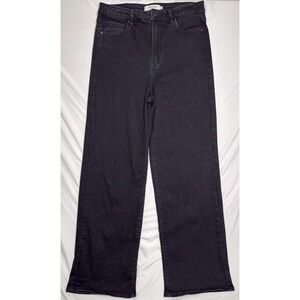 Hidden Tracey Jet Black Clean Stretch Straight Denim Jeans Womens Size 31
